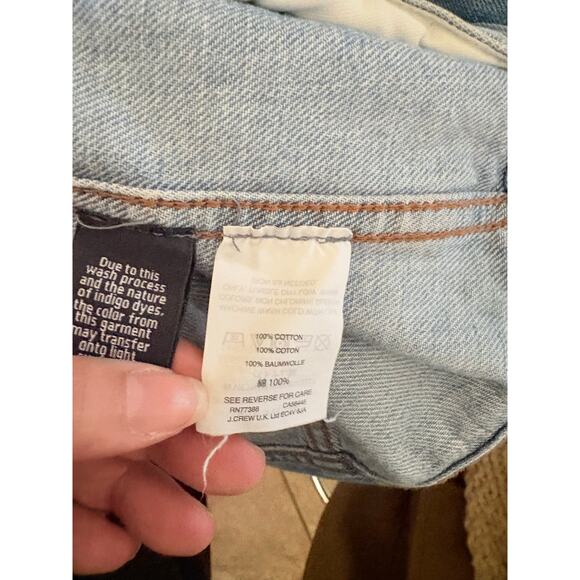 J.Crew Women's Denim Jacket Size XS Classic Button Front Jean Jacket - Picture 7 of 7